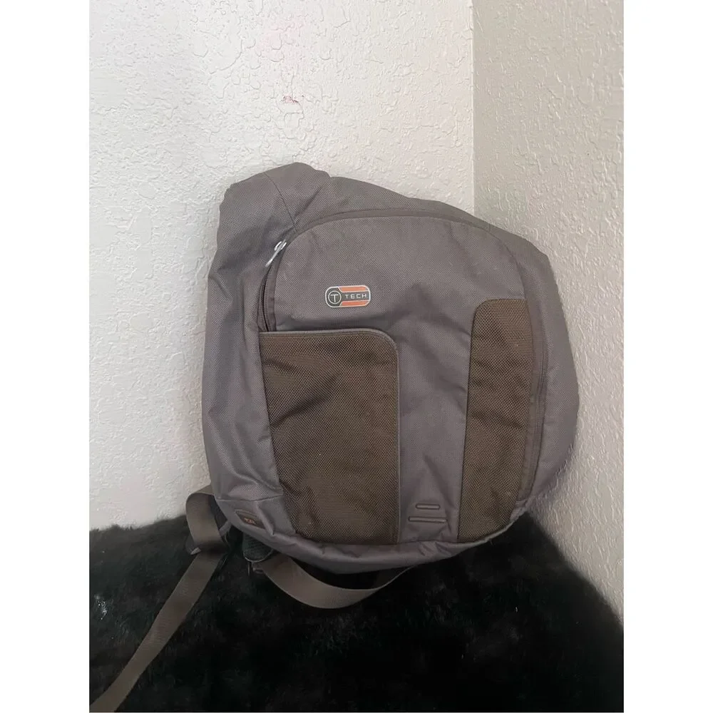 Tumi Tech Backpack laptop tablet Ballistic Nylon Gray